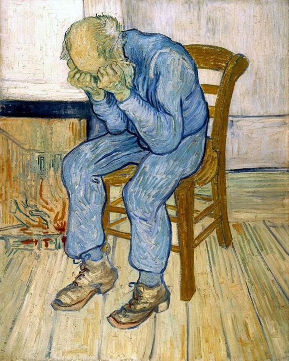 Винсент ван Гог "На пороге вечности" (1890)